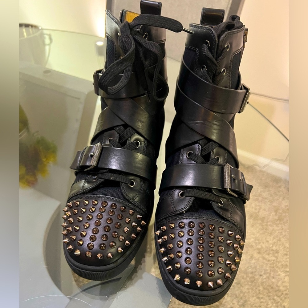 Christian Louboutin Boots With Leather Straps